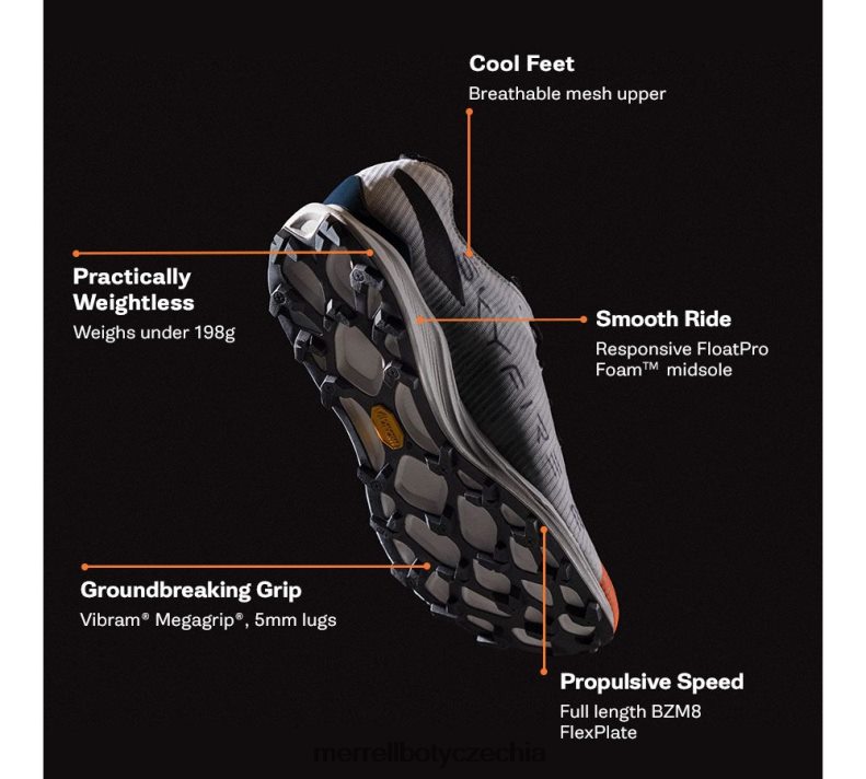 Merrell mtl skyfire 2 (j067569) obuv J064V21 oranžový muži