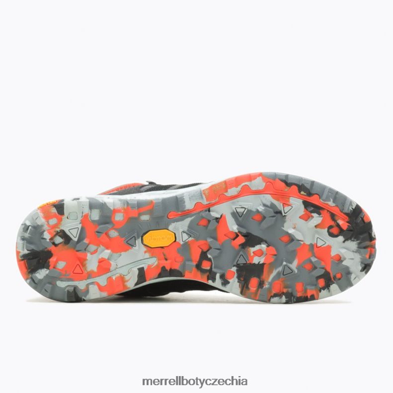 Merrell nova 3 mid gore-tex (j067615) obuv J064V242 černá/mandarinka muži