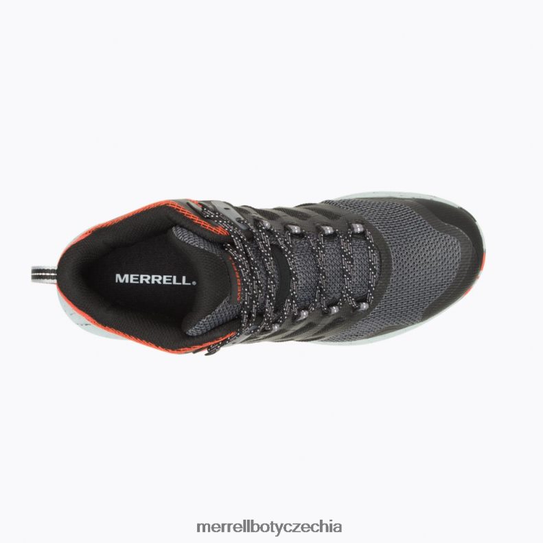 Merrell nova 3 mid gore-tex (j067615) obuv J064V242 černá/mandarinka muži