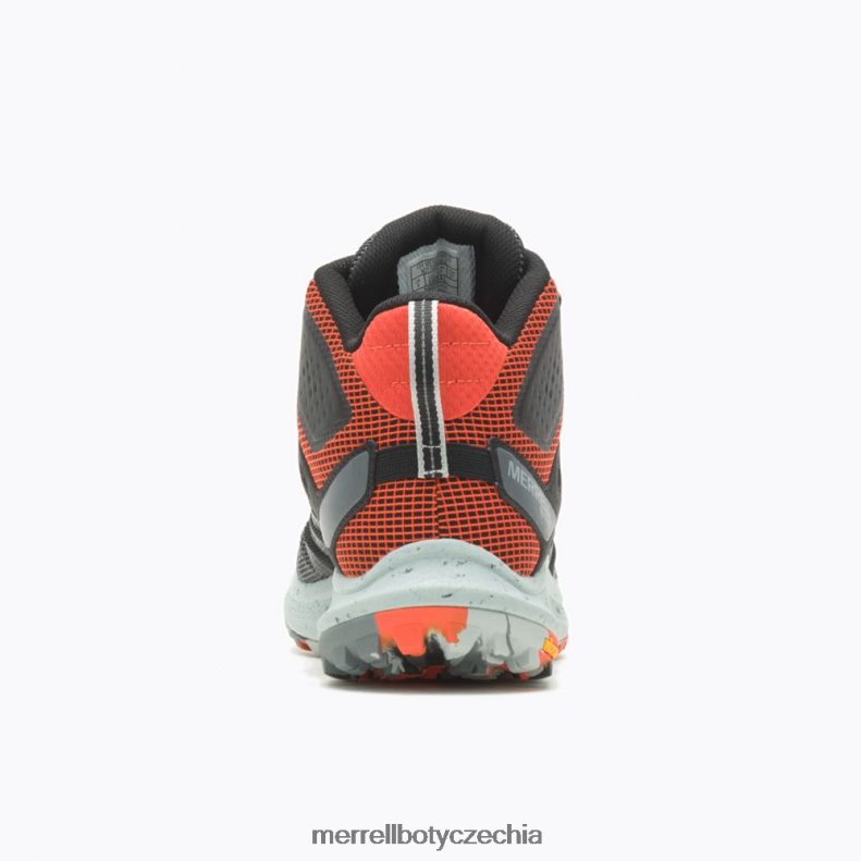 Merrell nova 3 mid gore-tex (j067615) obuv J064V242 černá/mandarinka muži