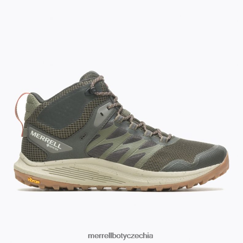 Merrell nova 3 mid gore-tex (j067617) obuv J064V240 olivový muži