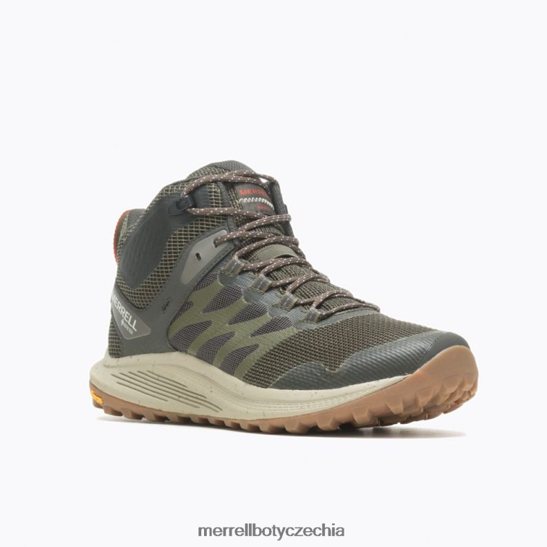 Merrell nova 3 mid gore-tex (j067617) obuv J064V240 olivový muži