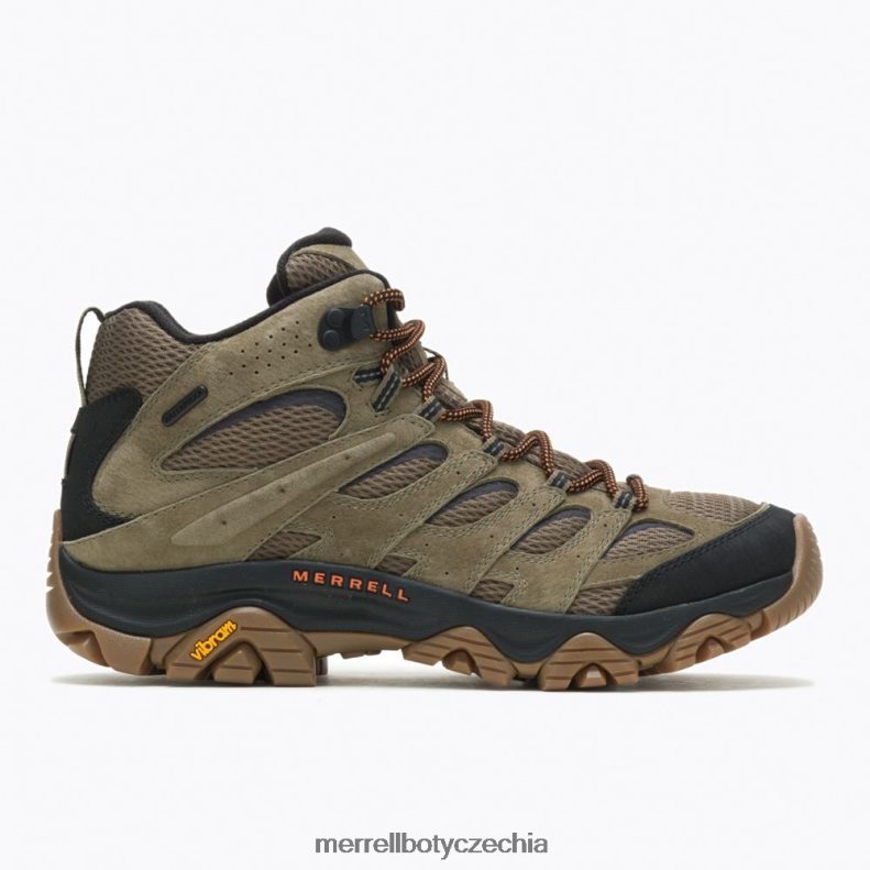 Merrell moab 3 střední voděodolná široká šířka (j036549w) obuv J064V2218 oliva/žvýkačka muži