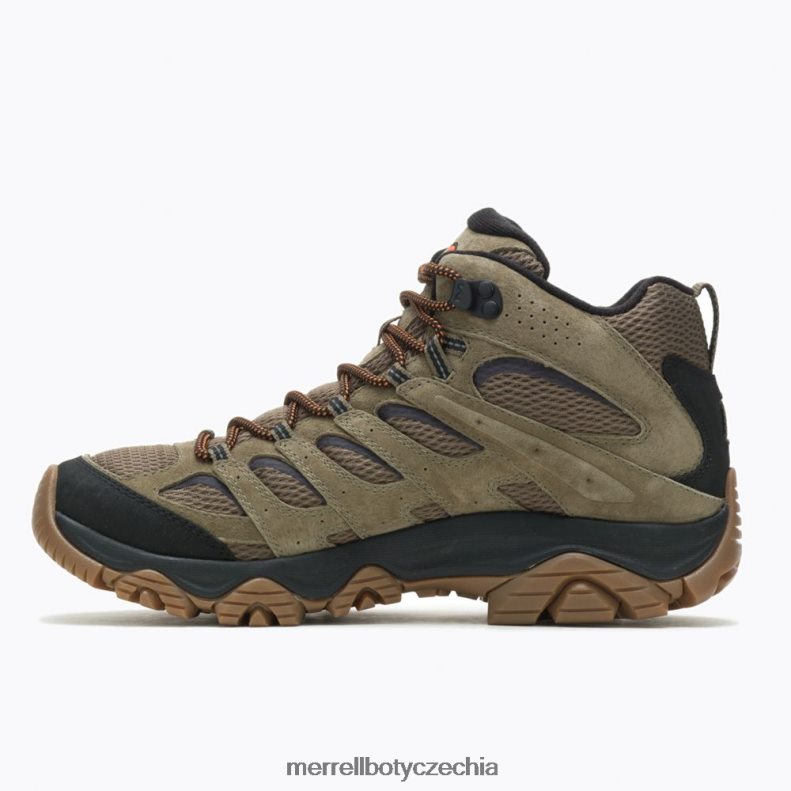 Merrell moab 3 střední voděodolná široká šířka (j036549w) obuv J064V2218 oliva/žvýkačka muži