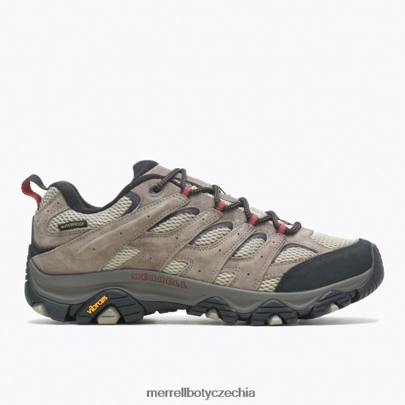 Merrell moab 3 vodotěsná široká šířka (j035851w) obuv J064V2368 tmavě hnědá muži