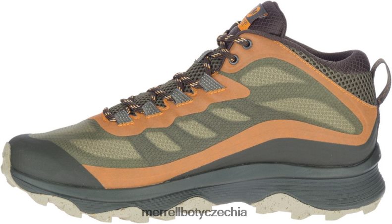 Merrell moab speed mid gore-tex široká šířka (j135411w) obuv J064V2354 lišejník muži