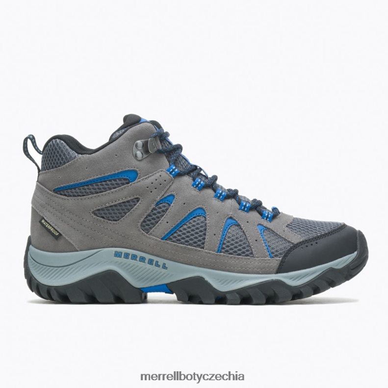 Merrell oakcreek středně voděodolný (j035923) obuv J064V2614 dřevěné uhlí muži