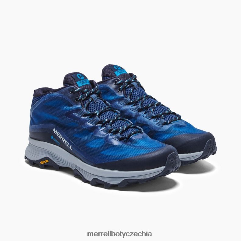 Merrell rychlost moab mid gore-tex (j135413) obuv J064V2193 námořnictvo muži