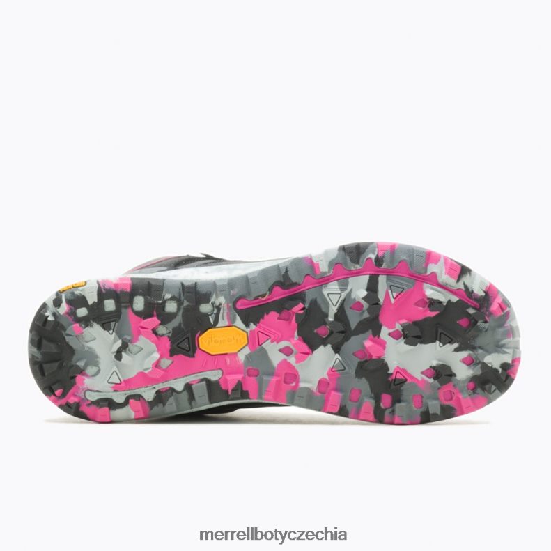 Merrell Antora 3 středně voděodolná (j067582) obuv J064V21084 černá/fuchsiová unisex