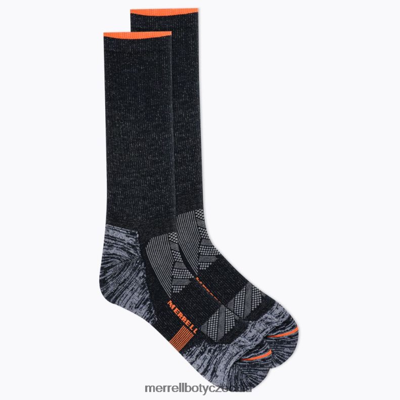 Merrell ponožka pro termální trail run crew (jsf26899-010) Příslušenství J064V2485 Černá unisex