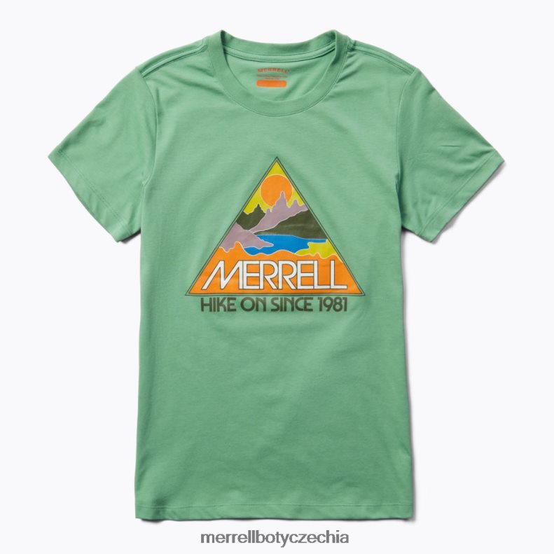 Merrell trojúhelníkové tričko (jws26825-306) oblečení J064V21006 nefrit ženy