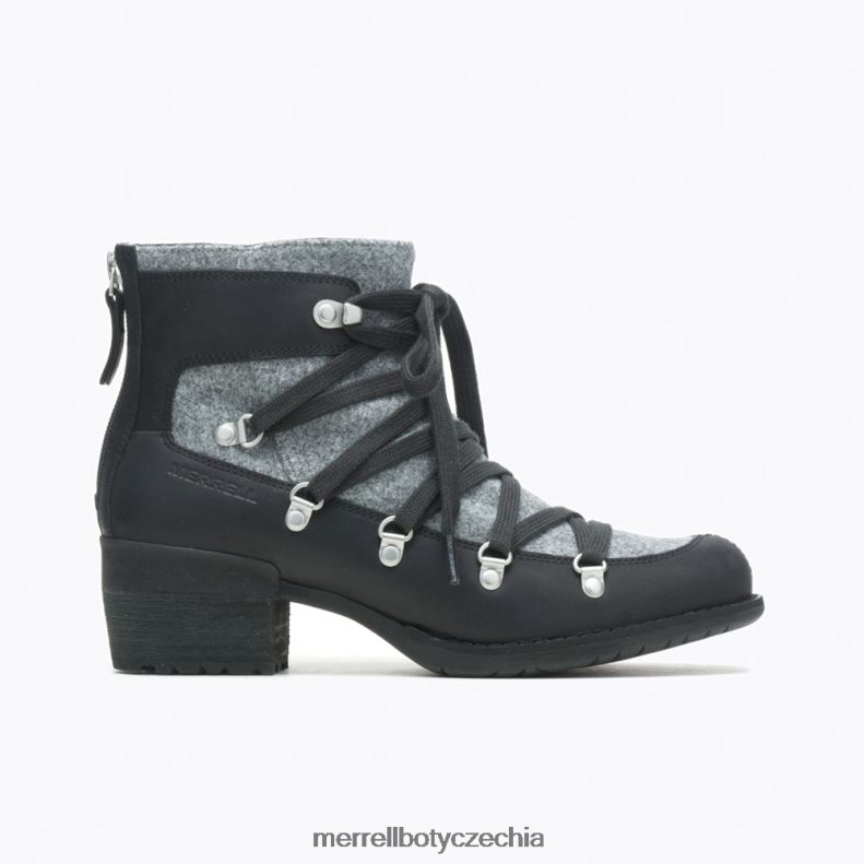 Merrell shiloh ii teplý (j004420) obuv J064V21121 Černá ženy