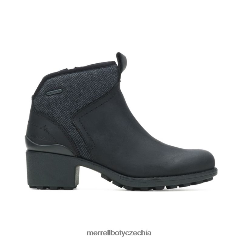 Merrell zámek ii vodotěsný se středním tahem (j000886) obuv J064V21151 černá/uhlí ženy