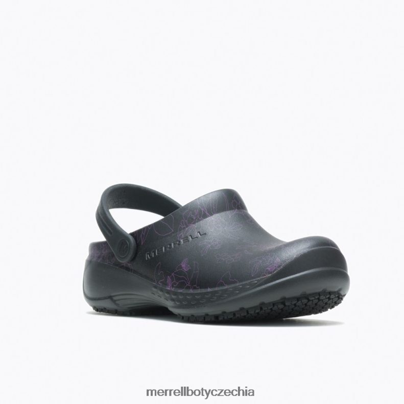 Merrell encore service pro (j004436) obuv J064V21180 černá/švestka ženy