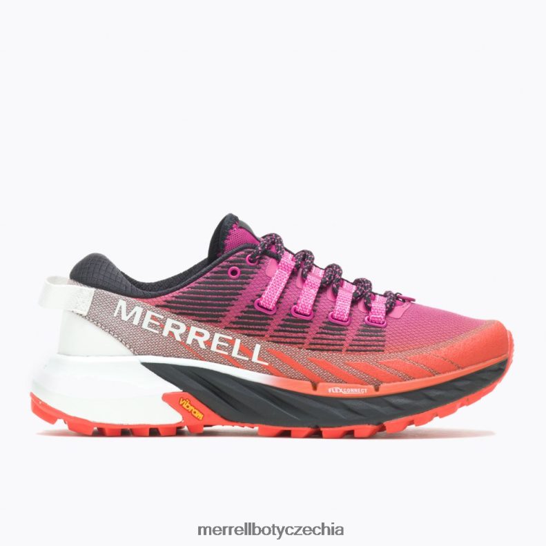 Merrell agility peak 4 (j067524) obuv J064V2925 fuchsie/mandarinka ženy