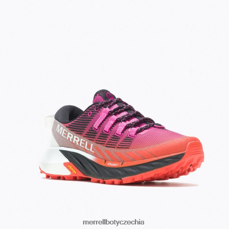 Merrell agility peak 4 (j067524) obuv J064V2925 fuchsie/mandarinka ženy