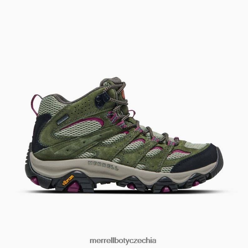 Merrell moab 3 mid gore-tex (j035818) obuv J064V2899 lišejník/moruše ženy