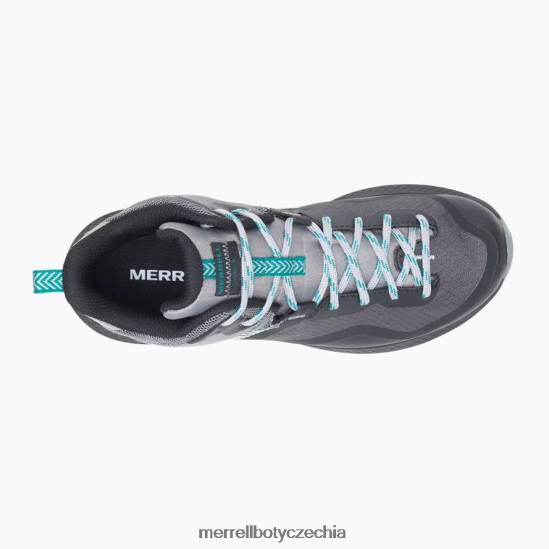 Merrell mqm 3 mid gore-tex (j135522) obuv J064V21166 dřevěné uhlí/teal ženy