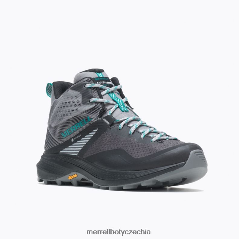 Merrell mqm 3 mid gore-tex (j135522) obuv J064V21166 dřevěné uhlí/teal ženy