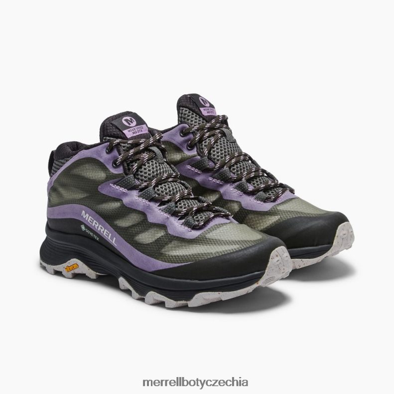 Merrell rychlost moab mid gore-tex (j135416) obuv J064V2880 lišejník ženy