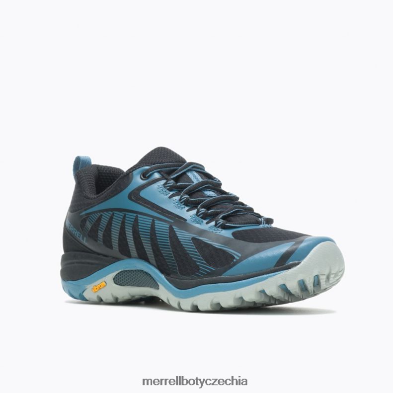 Merrell siréna edge 3 (j034432) obuv J064V21101 černá/modrý kámen ženy