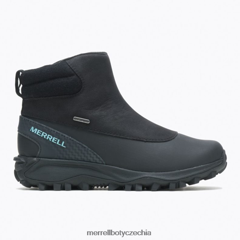 Merrell thermo kiruna střední zip voděodolný (j035090) obuv J064V21328 černá/kanál ženy